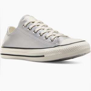Silver Metallic Chuck Taylor All Star Oxford Sneaker